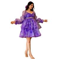 Nouvelle Robe de Cocktail Élégante Taille Haute Ample Grande Taille pour Femmes – Fabriquée en Inde