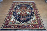 Moderner 9x12 Handgeknüpfter Baumwoll-Teppich Anpassbarer Mehrfarbiger Gewebter Baumwollteppich Oushak-Design Rutschfestes Blumenmuster für