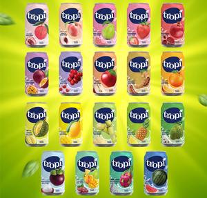 Tropi Private Label Mango Zumo de fruta con sabor a pulpa de mango natural certificado Halal - Product Image 1