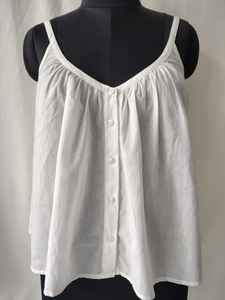 Blusa Vintage con Cuello en V, Manga Raglán, Rayón Viscosa, Bordada, con Botones en la Parte Delantera para Mujer, Ropa de Oficina - Product Image 6