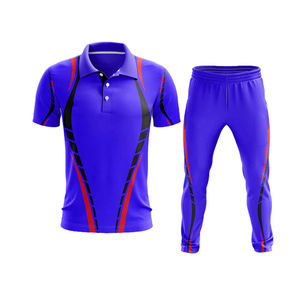Conjunto de Jersey y pantalones personalizados de uniforme de críquet para hombre de alto rendimiento con material transpirable de secado rápido OEM ODM - Product Image 2