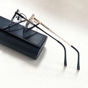 Lunettes photochromiques à lumière bleue monture en métal usure quotidienne gris Anti Reflet Homme solide pour hommes Simple adultes Rectangle <span class=keywords><strong>Photo</strong></span> - Product Image 6