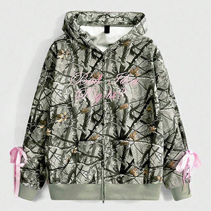 Custom Design <b>Long</b> <b>Sleeve</b> Camouflage Waterproof Cotton Blended Anti-Bacterial Hunting Hoodie Print for Unisex Outdoor Use - Product Image 6