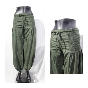 Customized European Fashion Women's Cotton Rayon <b>Pants</b> Casual Streetwear Elastic Waist Flat Design for Summer Winter Use XL Size - Product Image 5