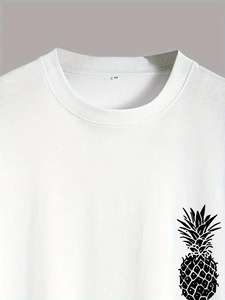 2024เสื้อยืดผ้าฝ้าย100% สำหรับผู้ชายทรงสลิมฟิตเสื้อผ้าจำนวนมากพิมพ์โลโก้ได้ตามต้องการ - Product Image 3