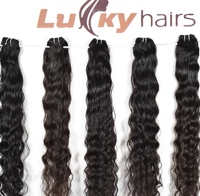 Cheveux humains alignés sur les cuticules Paquet de cheveux naturels vierges bruts non transformés Extensions de cheveux humains du temple indien