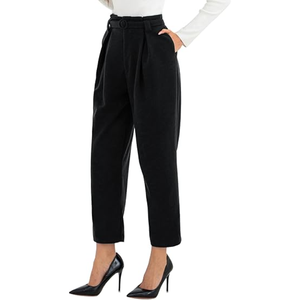 Pantalon de mode tendance pour femmes adultes décontracté travail cordon Style meilleure qualité femmes pantalons à vendre - Product Image 2