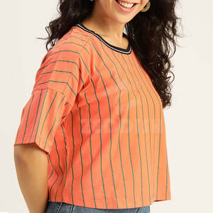 Camiseta de Mujer al Mejor Precio para Venta en Línea, Camiseta de Mujer de Alta Calidad 100% Algodón, Personaliza tu Logotipo - Product Image 5