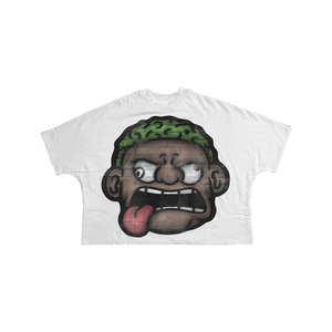 Custom Heavyweight 100% algodón de los hombres Boxy Fit camiseta Color sólido Streetwear Hip Hop estilo de serigrafía recortada camiseta de gran tamaño - Product Image 1