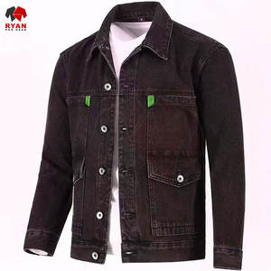 Veste en jean pour homme, vêtements décontractés, tissu respirant, conception personnalisée, services OEM et ODM, vente en gros - Product Image 5