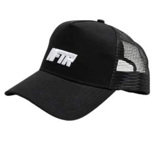 <b>Men</b> Mesh Trucker <b>Cap</b> Structured <b>Snapback</b> Hat with Curved Brim Breathable Back Panels Embroidered Logo One Size - Product Image 4