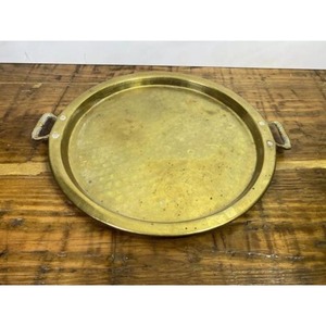 Bandeja de servicio de latón antiguo superventas, elegancia artística con detalles de borde adornados para decoración del hogar, vajilla hecha de Metal duradero - Product Image 5