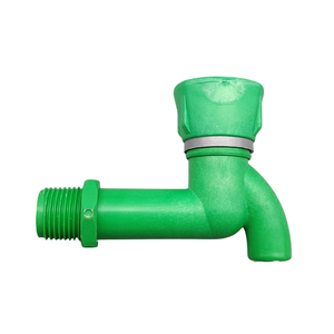 Modern Design Square Cap <b>Wall</b> Mounted Water Saver ABS Bibcock Plastic Water Faucet - Product Image 5