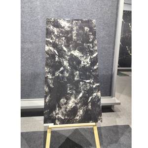 Vendita calda Design di lusso alta lucida 60x120cm <span class=keywords><strong>nero</strong></span> bianco lucido piastrelle di porcellana Standard <span class=keywords><strong>effetto</strong></span> <span class=keywords><strong>marmo</strong></span> <span class=keywords><strong>nero</strong></span> per pavimento