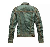 Ayarlanabilir Fiyat Özelleştirilmiş Renk Eskitme Efektli Erkek Kot Ceketleri Düğme Detaylı Nefes Alabilen Günlük Hip Hop Tarzı Polyester/Pamuk