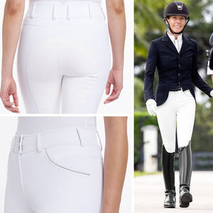 Obtenga Jodhpurs y Pantalones de Equitación Personalizados de Alto Rendimiento para Mujer al por Mayor, Obtenga Leggings de Equitación Personalizados con Bolsillo Lateral y Material Elástico - Product Image 6