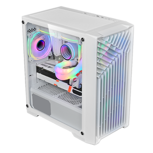 2025 Tốt Nhất Trắng PC Chơi Game Trường Hợp Máy Tính Đẹp Tìm Kiếm Spcc + Tempered Glass Side Bảng Điều Chỉnh Người Hâm Mộ Bán Buôn - Product Image 6