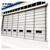 Puerta rápida automática de PVC de alta calidad de China, apilable, plegable, flexible y segura