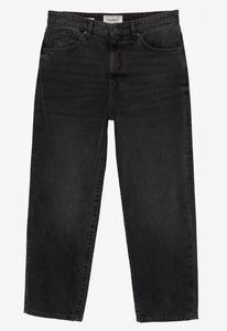 กางเกงยีนส์ขาบานสำหรับผู้ชาย, กางเกงยีนส์ขาบานสีดำกางเกงยีนส์ทรงหลวม100% ผ้าฝ้ายโอเวอร์ไซส์สำหรับใส่เล่นสเก็ต - Product Image 3