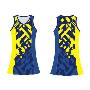 Uniformes de Netball para Mujer Sublimados, Transpirables, Colores Personalizados, Logotipo Frontal, Diseño Propio, Maqueta - Product Image 5