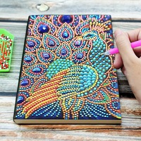 Carnet de notes en cuir pour adultes R-NB004-039 personnalisé Carnet de peinture diamant fait main