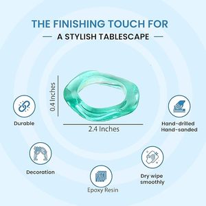 Ronds de serviette de Noël indiens avec décor de table en polyéthylène en papier design exclusif pour mariages et fêtes - Product Image 2