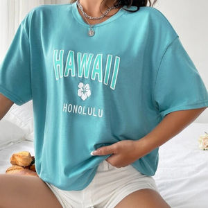 Camiseta con logotipo personalizado para mujer con impresión de transferencia de calor Camiseta personalizable para mujer - Product Image 1