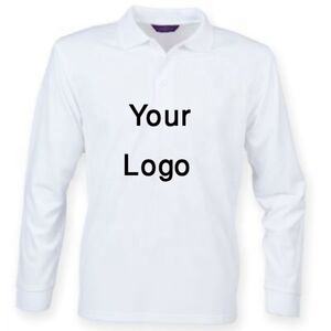 Prix usine direct 100% coton hommes formel pour polos manches longues haute qualité confortable écologique solide tricoté - Product Image 5