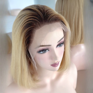 วิกผมบ๊อบตรงสี613สำหรับผู้หญิงผิวดำผมแท้เวียดนาม - Product Image 1