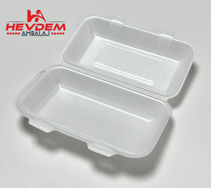 Contenedor de Alimentos Ecológico de Bagazo con Tapa, Caja Rectangular Desechable para Llevar, 200 Unidades para Restaurante, Picnic, Fiesta - Product Image 3