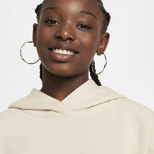 Wholesale Luxury Heavyweight Oversized Pullover <b>Hoodie</b> For <b>Girl</b> Custom Logo Solid High Quality Winter Satin Knitted <b>Sweatshirt</b> - Product Image 3