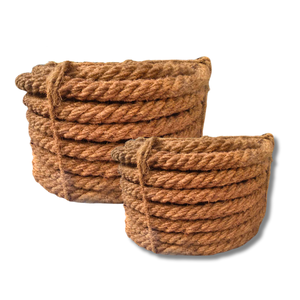 Cuerda de coco hecha a mano y trenzada a máquina, cuerda de yute, cuerda de pesca de 100-200mm de Vietnam, varios tamaños - Product Image 1