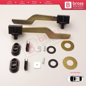 Pièces de verrouillage de capote convertible BSR8 gauche et droite pour Astra G E46 E64 54347031361 54347031362 - Product Image 3