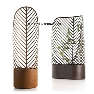 Juego de 3 Macetas Decorativas de Metal para Jardín Interior y Exterior, Acabado en Dorado y Gris - Product Image 6