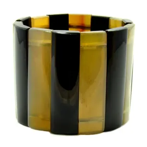 Artisan indien en corne naturelle pour bracelet bijoux de mode de qualité standard en forme de papillon pour cadeau - Product Image 2