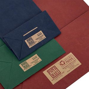 Classic Brown Kraft Paper Shopping Bags Tinted Color for Shopping Exhibitions Candles - Product Image 4