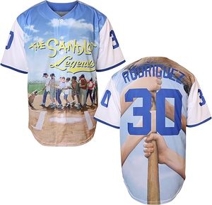 Diseño personalizado de alta calidad bordado carta sublimación béisbol Softball camisa cuello en V hombres equipo nombre béisbol Jersey - Product Image 4