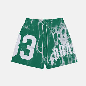 Pantalones Cortos Deportivos de Malla Sublimados con Logotipo de Marca Personalizada, Pantalones Cortos de Baloncesto para Hombre, Proveedor Mayorista OEM, Fábrica, Venta al por Mayor - Product Image 5