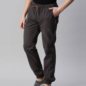 <b>High</b> Quality Men's Casual Cotton <b>Trousers</b> Custom Brand Logo Printed Lightweight <b>High</b>-<b>Waist</b> Straight Pattern <b>Elastic</b> Mid-<b>Waist</b> - Product Image 5
