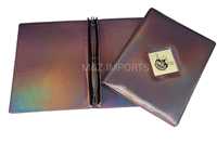 Porte-menu en bois durable de luxe italien, couvertures de menu en cuir PU pour restaurants, hôtels, boutiques, bars à vin, promotion des ventes en Inde M&Z