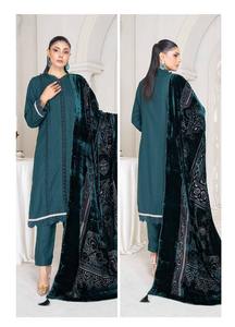 Salwar Kameez de Alta Calidad para Mujer, Estilo Indio y Pakistaní, Vestido de Lana de Última Moda de la India y Pakistán, Riaz Arts D-06 - Product Image 5