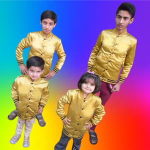 Sweat-shirt de sport scolaire Vestes de baseball pour enfants Veste universitaire pour enfants garçon avec logo brodé personnalisé - Product Image 1