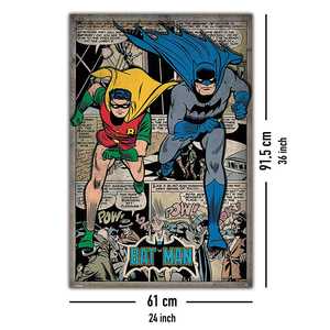 Póster de Montaje de Comics de Batman, Impresión Offset y Digital, Estilo Desplazable para Decoración del Hogar - Product Image 2