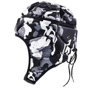 Diseño de camuflaje Casco de portero ajustable Deportes Fútbol Rugby Casco de portero Protector de cabeza de concha suave en estilo único - Product Image 2