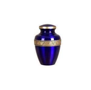 Buen diseño, urnas de cremación de metal hechas a mano para cenizas humanas, fabricante al por mayor, urnas de metal decorativas personalizadas - Product Image 5