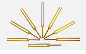 Diapasones de Chakra Dorados Sin Peso - Juego Premium de 7 Diapasones para Sanación.. - Product Image 3