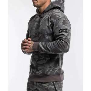 Bestex เสื้อมีฮู้ดผ้าคอตตอนเฟรนช์เทอร์รี่กำหนดเองสำหรับผู้ชายและผู้หญิงโอเวอร์ไซส์พิมพ์ลายพิมพ์พัฟแบบรูดซิปขึ้น - Product Image 2