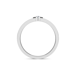 Bague en or blanc contemporain avec diamant de laboratoire pour homme, taille marquise, polissage élégant, parfaite pour le quotidien et les occasions formelles - Product Image 2