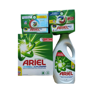 Detergente en Polvo Ariel para Lavandería, Alta Eficiencia de Limpieza, Suministro a Granel - Product Image 1