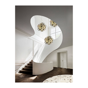 Modern Minimalist Newton Suspension Lamp Brass E26 Base 3000K Color Temperature Adjustable Height for Room Hotel Home Decor - Product Image 6